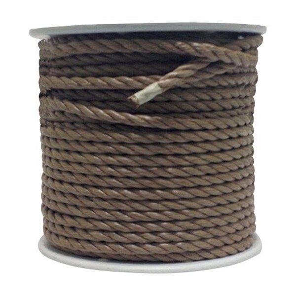 Clean All J3232S0300S Twisted Poly Rope Spool Brown - 0.5 in. x 300 ft. CL2516095 - main